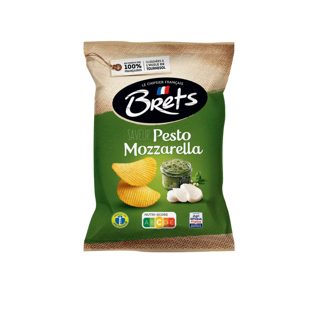 Brets Pesto Mozzarella Chips