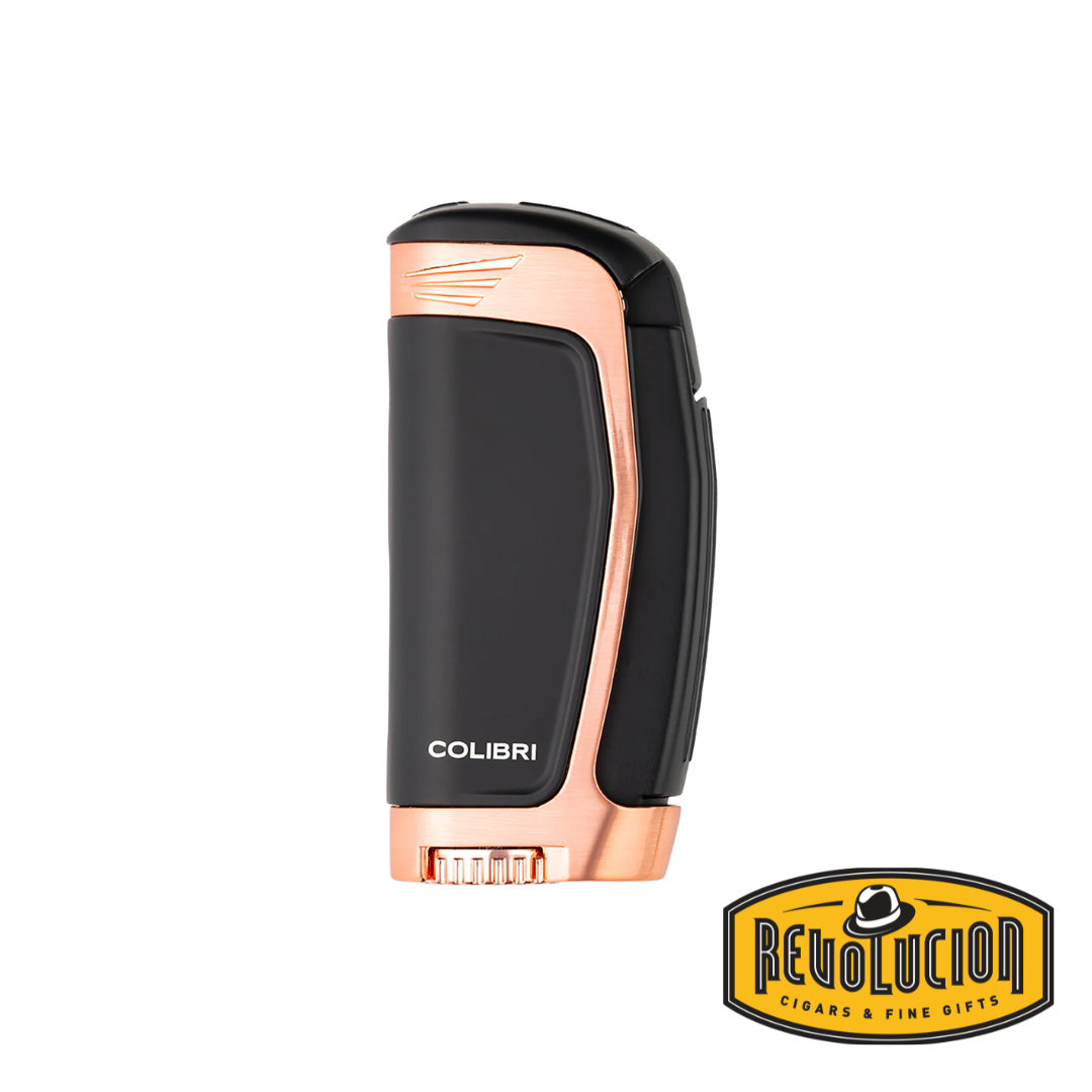 Colibri E3 Jet Flame Lighter - Black/Rose
