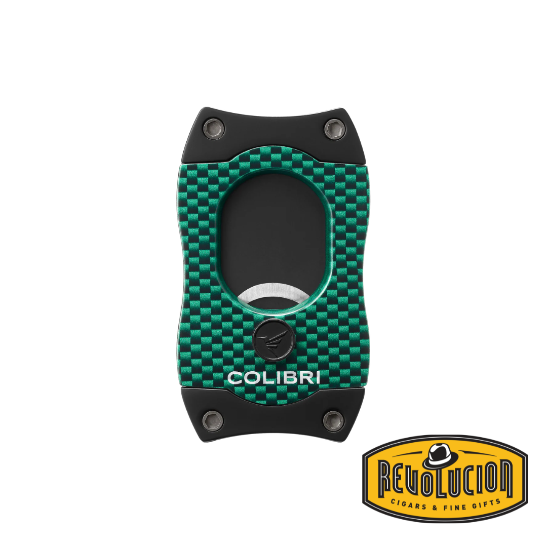 Colibri S-Cut Straight Cutter - Carbon Fiber Green