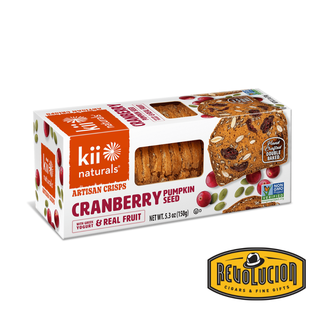 Kii Naturals Cranberry Pumpkin Seed Artisan Crisps