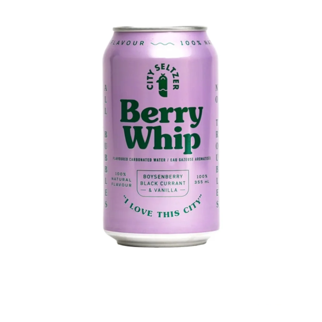 Berry Whip Sparkling City Seltzer