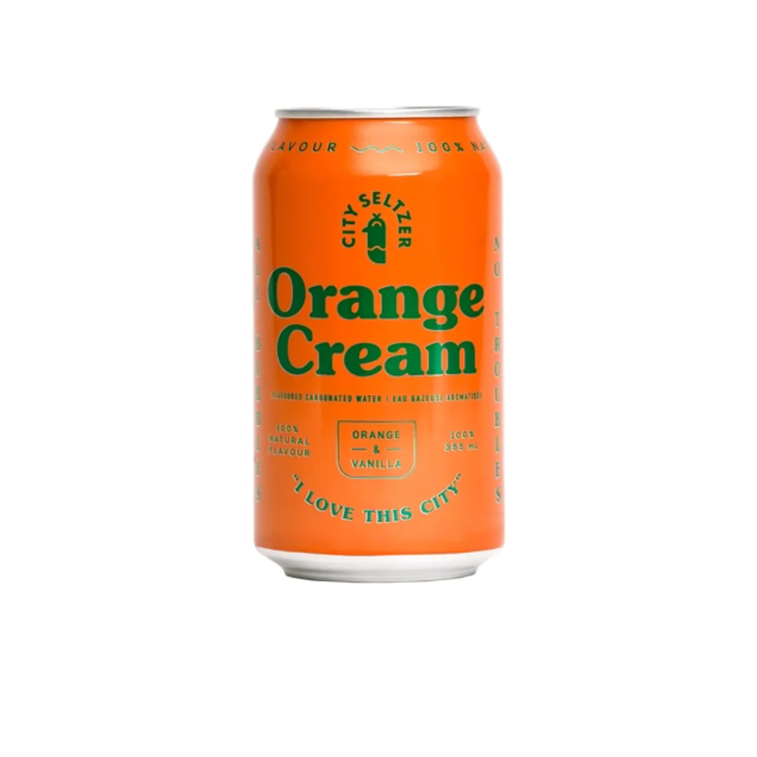Orange Cream Sparkling City Seltzer