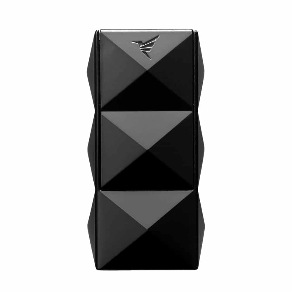 Colibri Quasar II Double -Flame Lighter With Punch - Black
