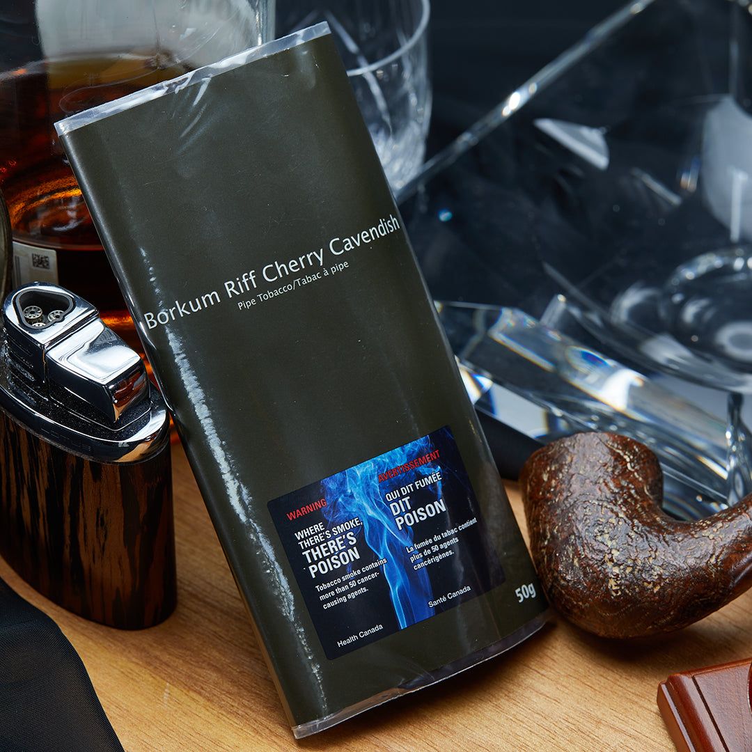 Tabac à pipe Borkum Riff Cherry Cavendish - 50 g