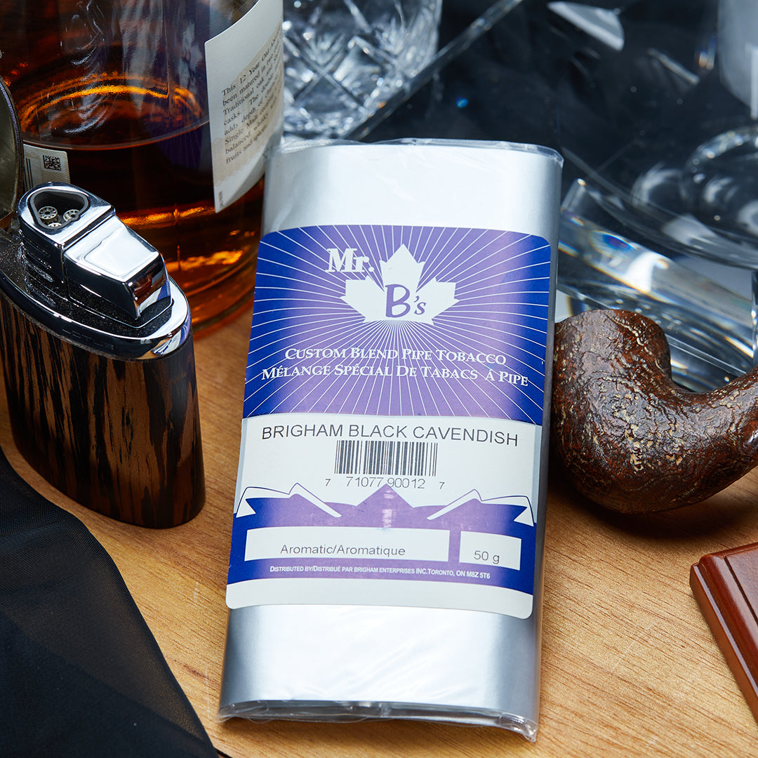 Tabac à pipe Cavendish noir de M. B - 50 g