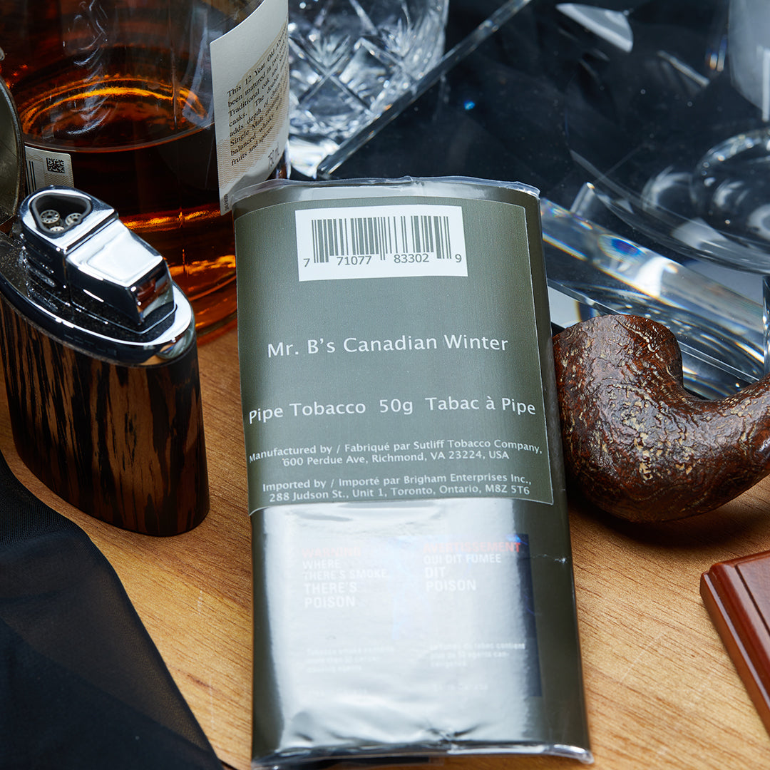 Mr. B's Canadian Winter (Vanilla Maple) Mild Strength Pipe Tobacco - 50g