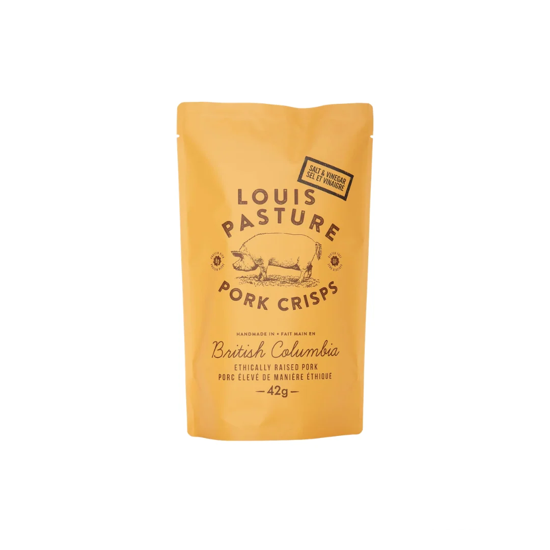 Louis Pasture Pork Chips Salt & Vinegar