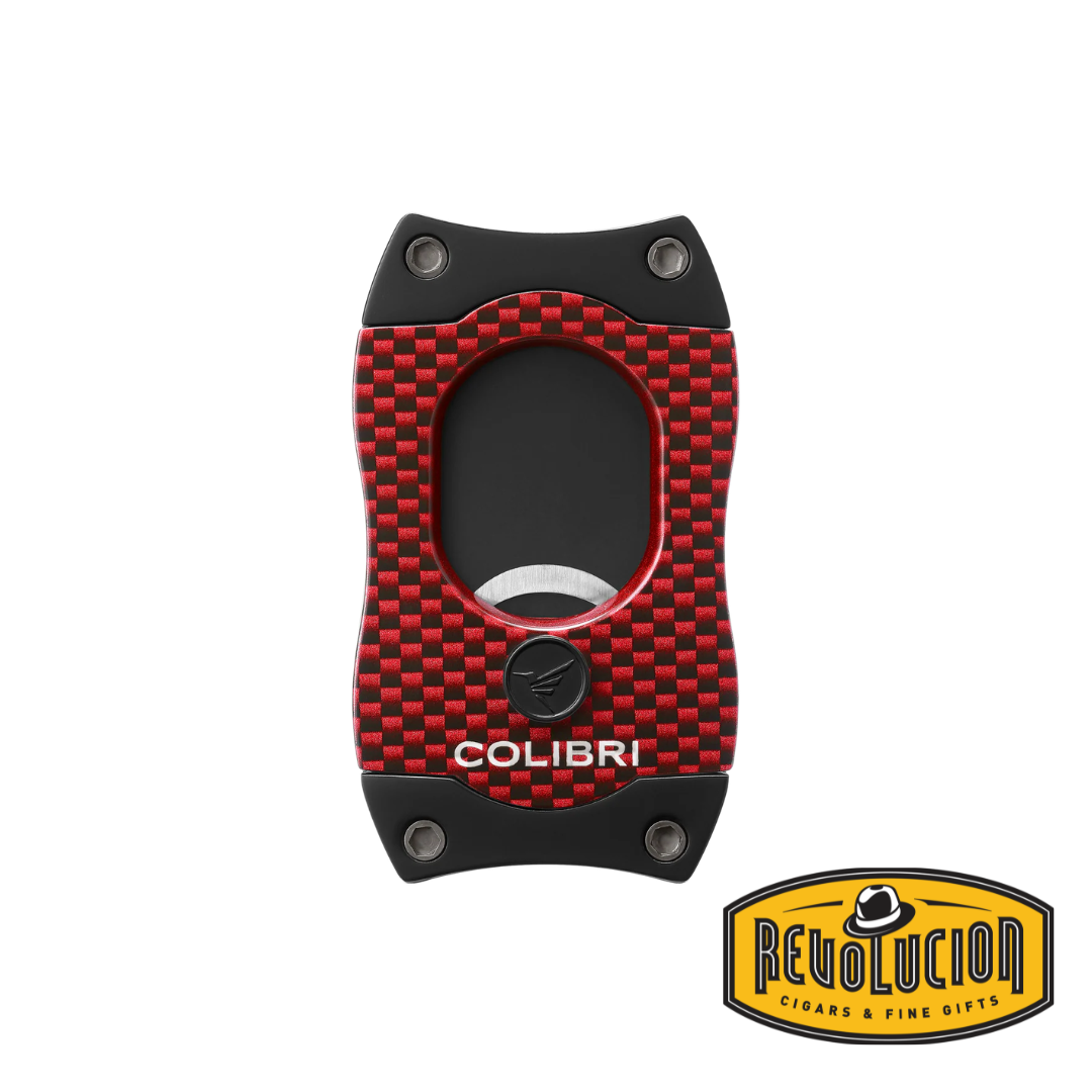 Colibri S-Cut Straight Cutter - Carbon Fiber Red