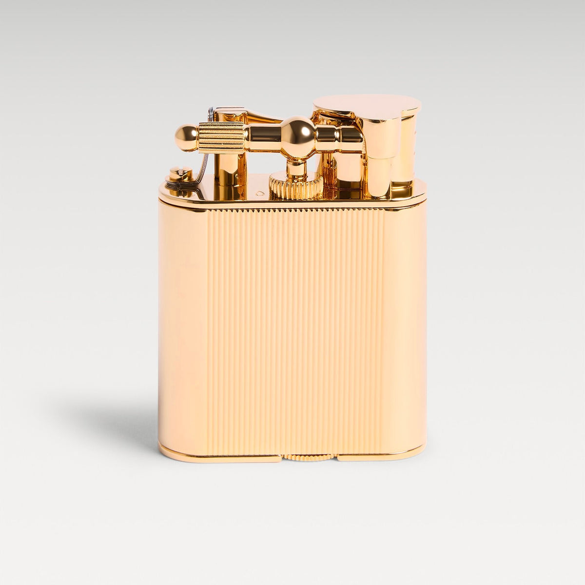 Dunhill Lines Pattern Turbo Lighter - Gold
