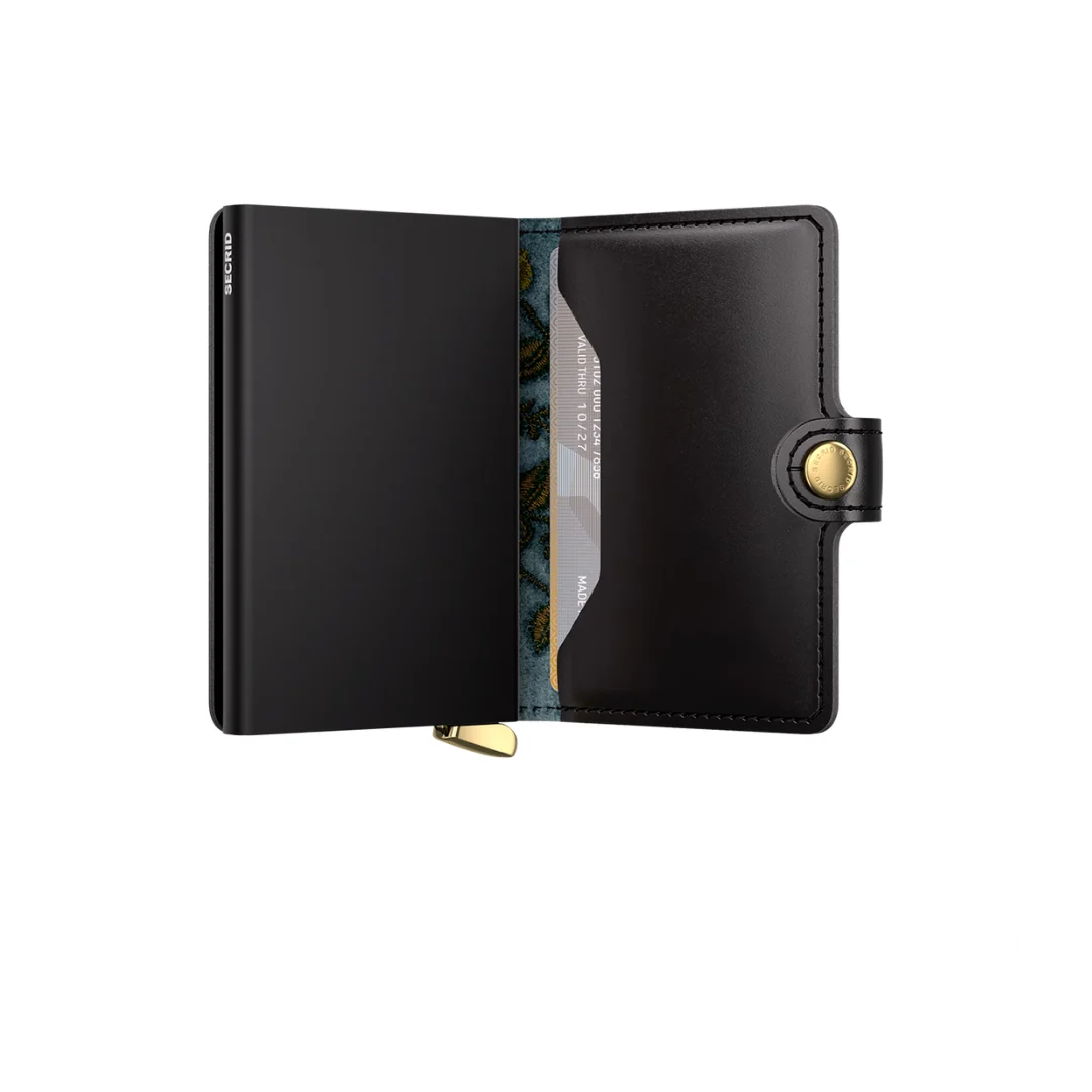 Secrid Miniwallet Floral Premium+ Black