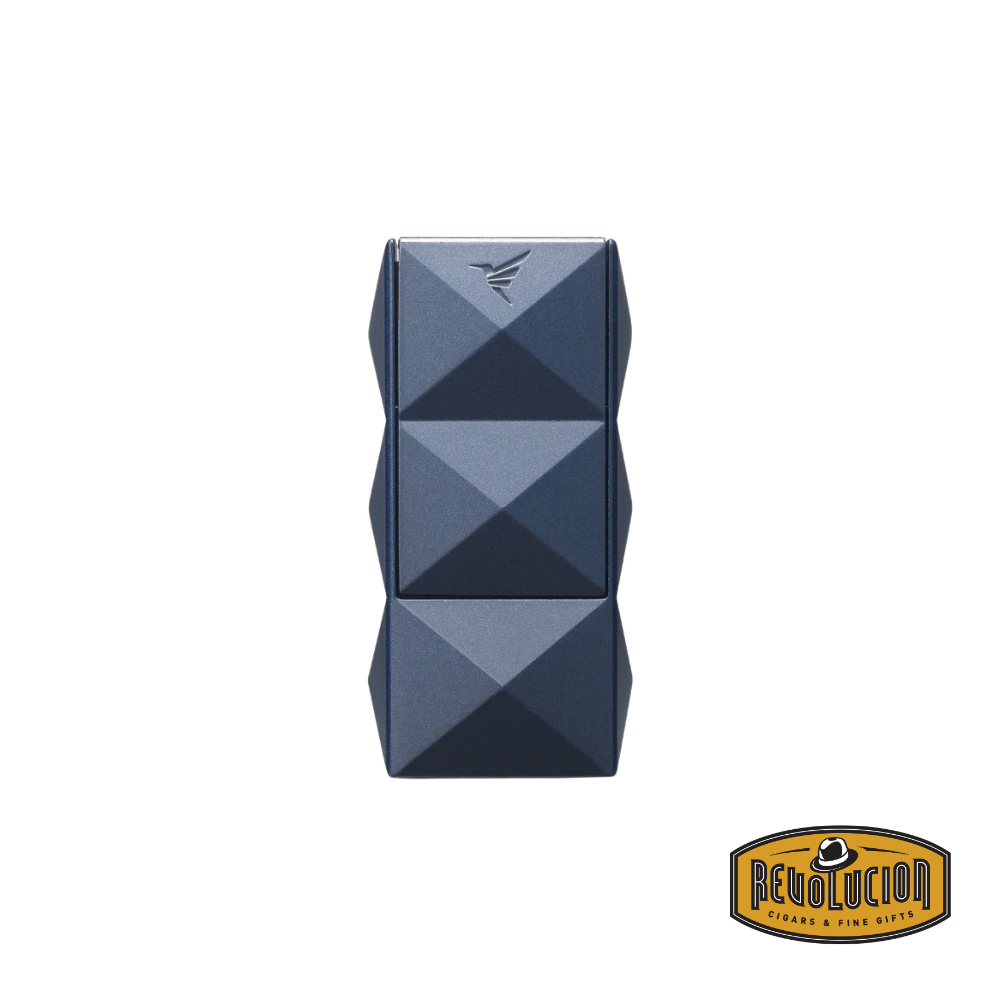 Colibri Quasar II Double -Flame Lighter With Punch  - Navy