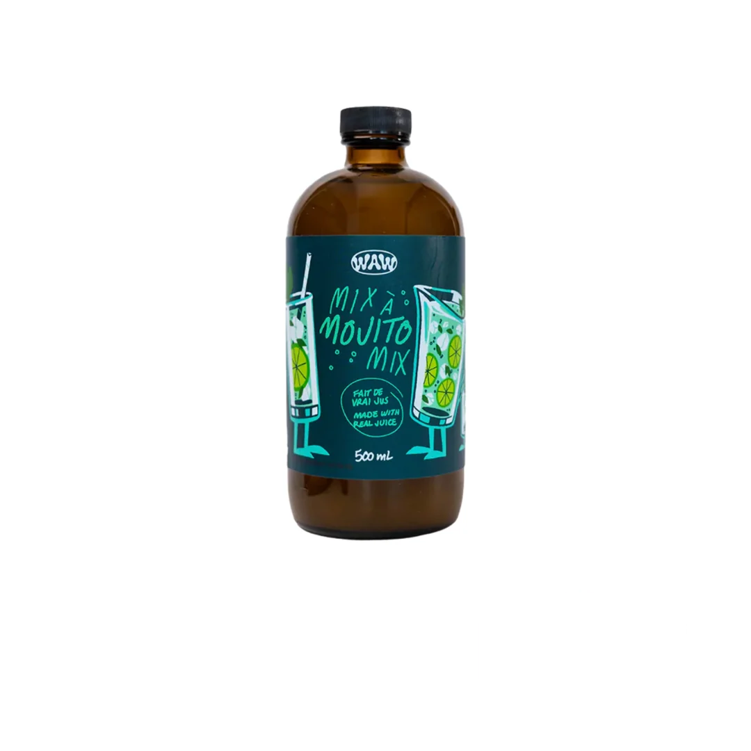 WAW Mojito Mix 500ml Non-Alcoholic