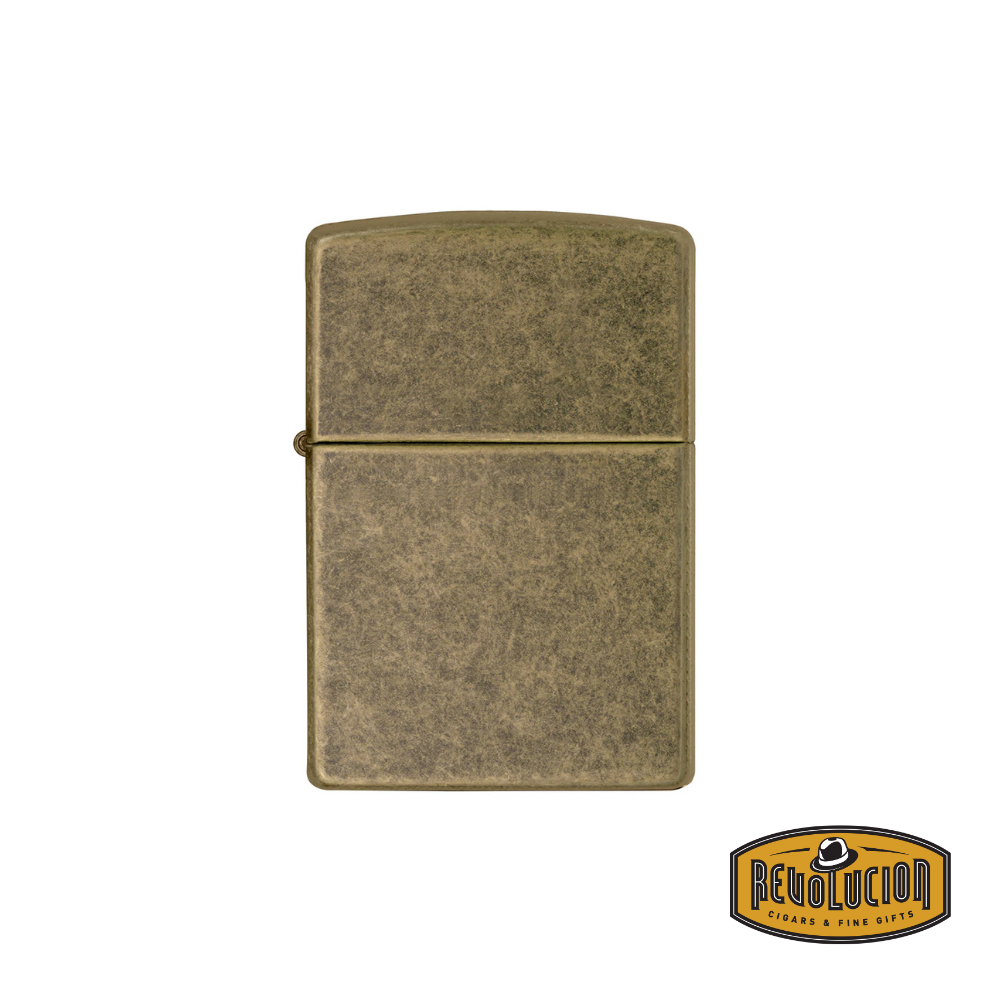 Zippo en laiton antique