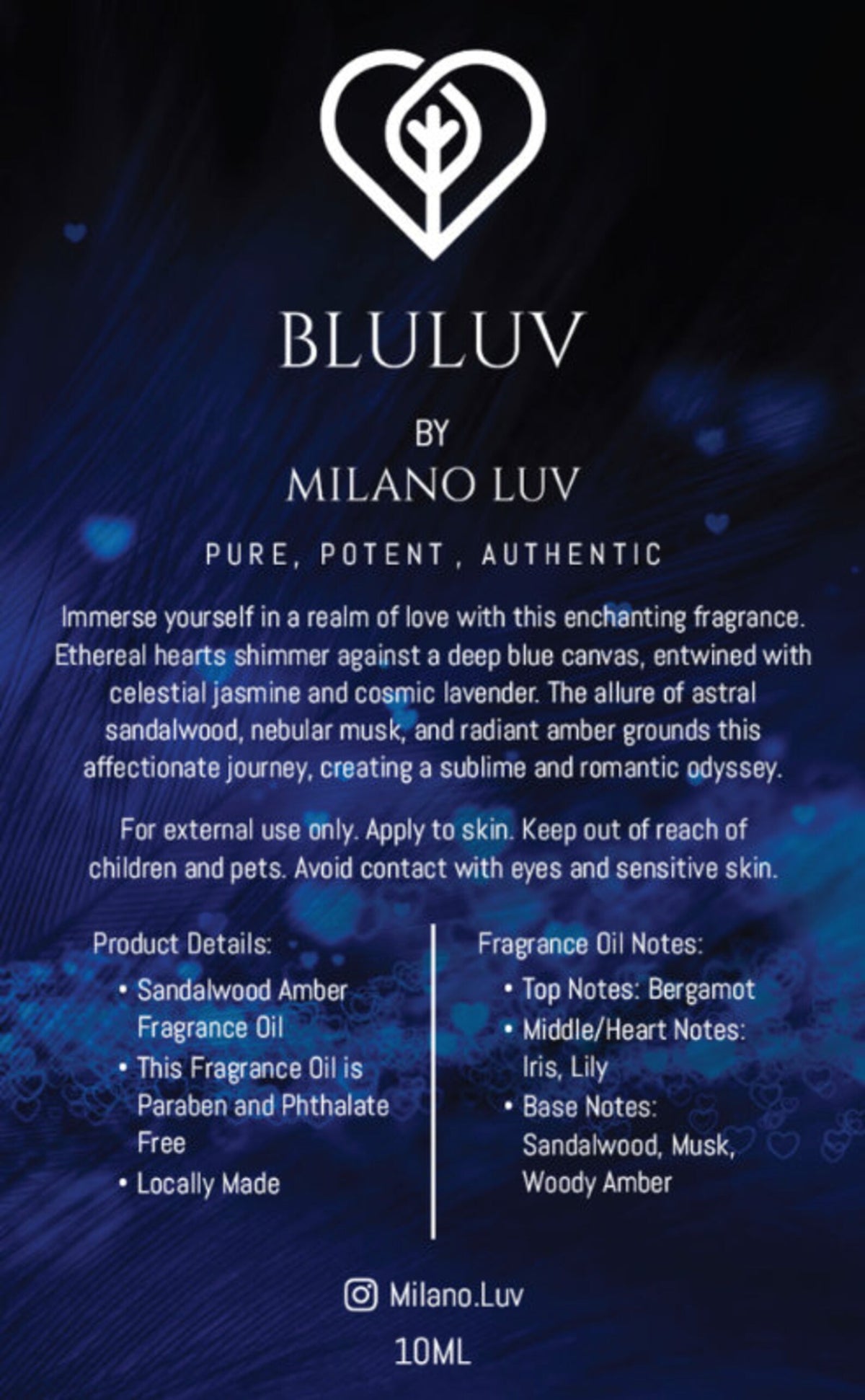 Milano Luv Essential Oil Perfume